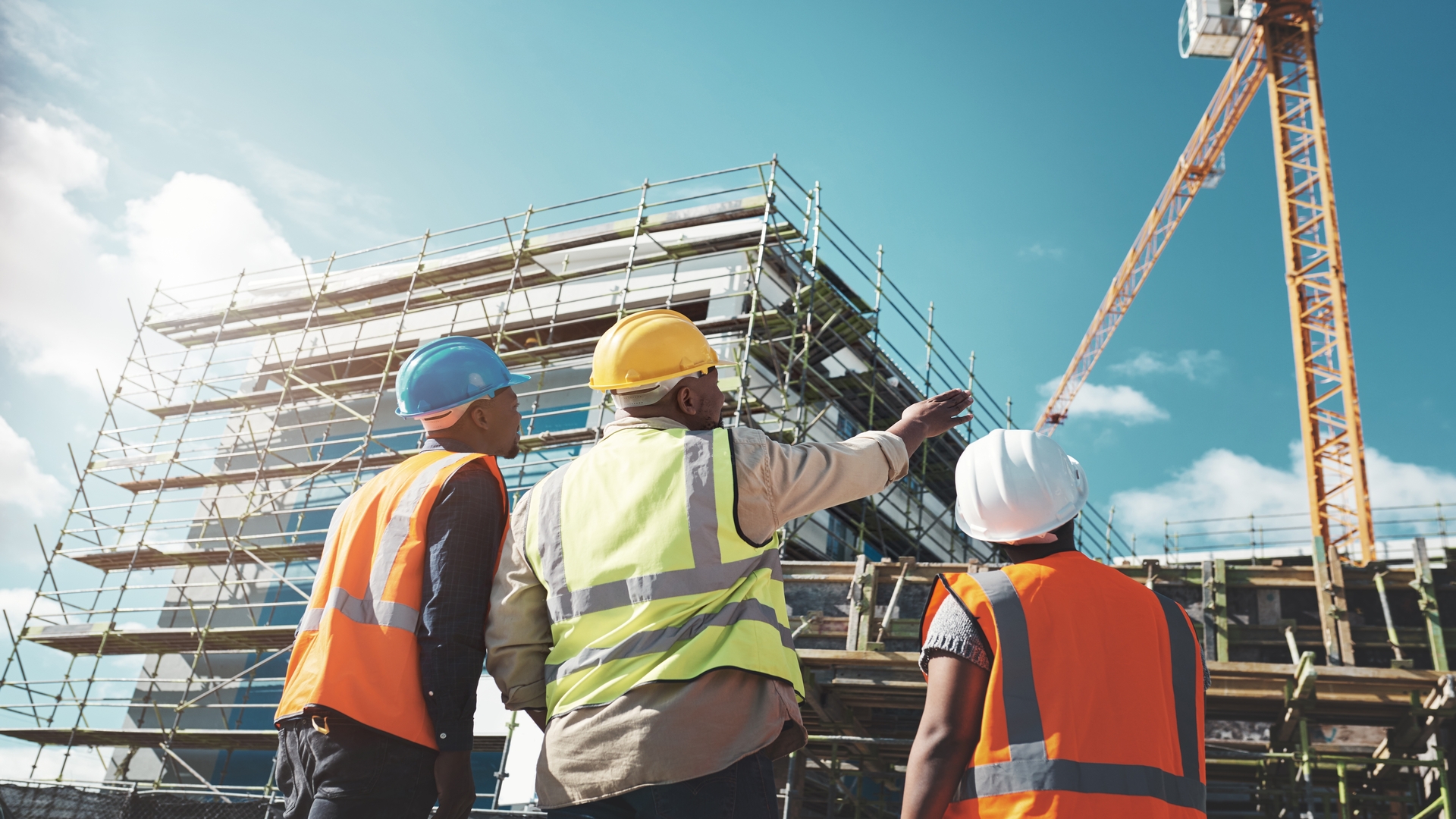 Engineering,,Construction,Site,And,Team,Outdoor,For,Building,Project,,Planning